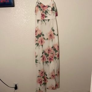 Long floral dress